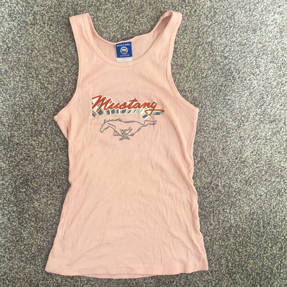 Pink Ford Mustang tank